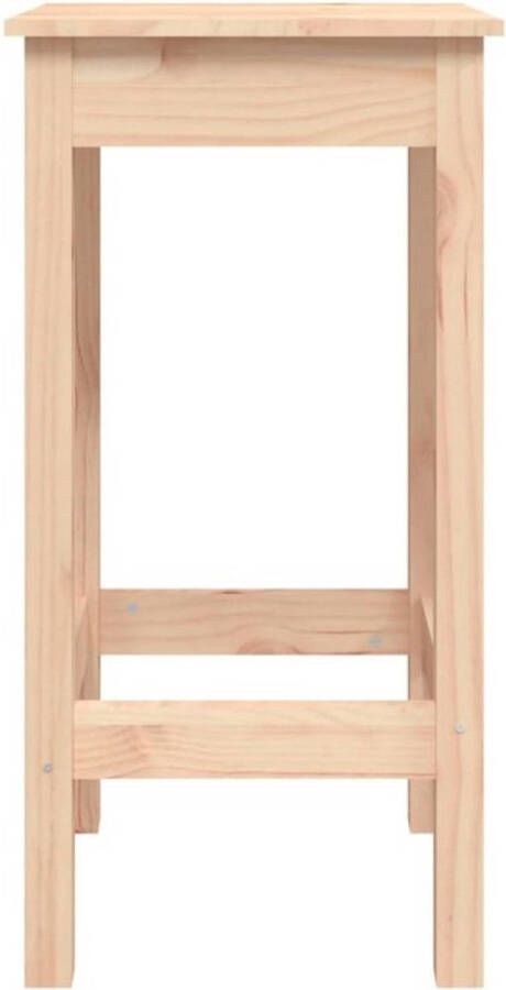 The Living Store Barkruk Grenenhout 40x40x78 cm Rustiek Set van 2 Barkrukken Rustieke Meubels Grenenhouten Meubels Barstoelen Eetkamerstoelen