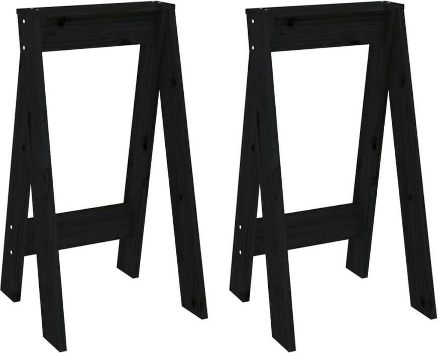 The Living Store Barkrukken Rustiek hout 40 x 40 x 75 cm Massief grenenhout