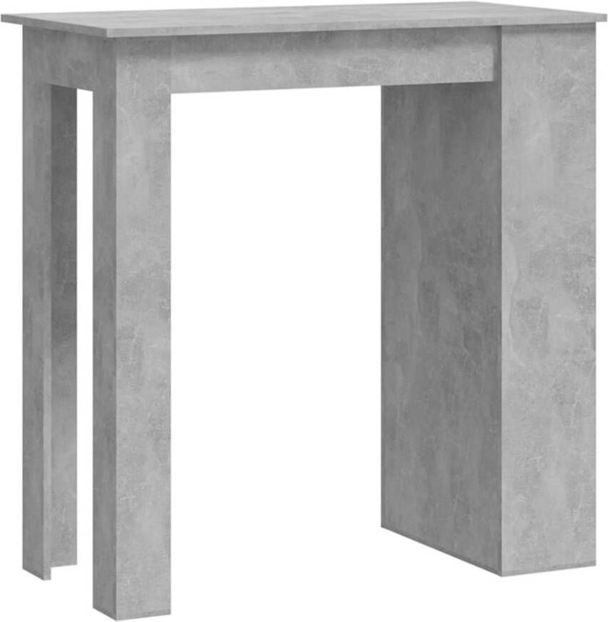 The Living Store Bartafel Opbergvakken Betongrijs 102 x 50 x 103.5 cm