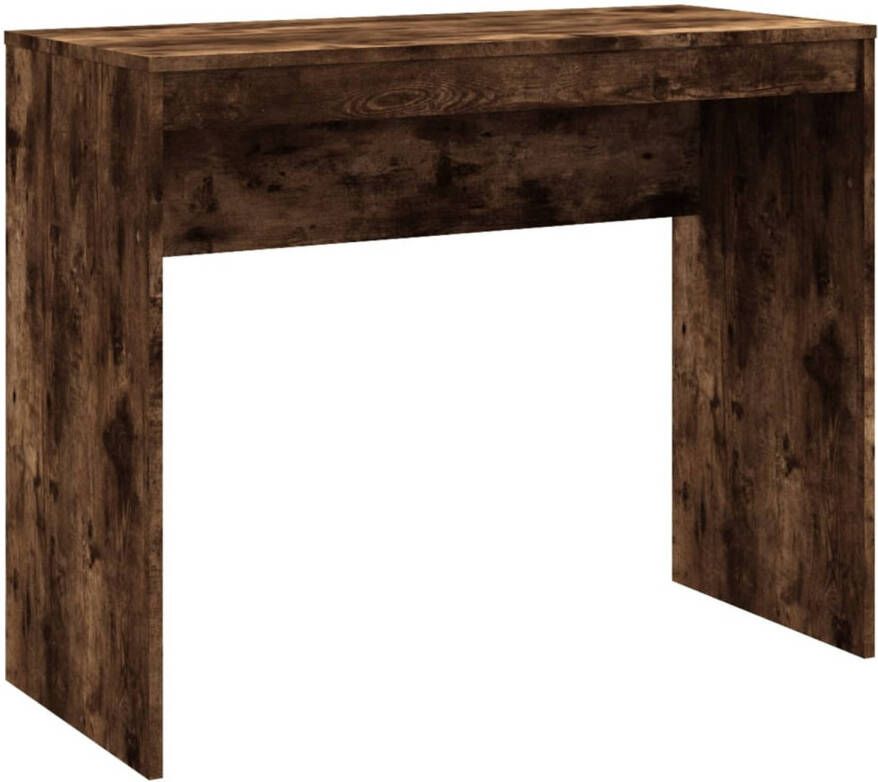 The Living Store Bureau Gerookt Eiken 90 x 40 x 72 cm Praktisch en Modern