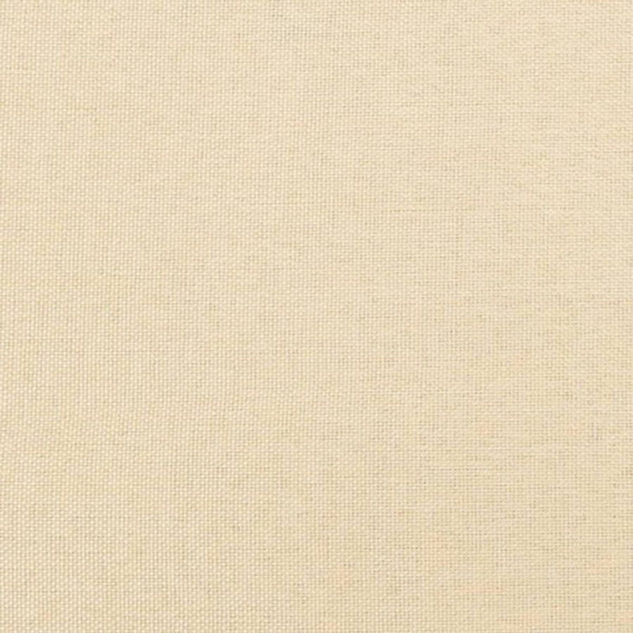 The Living Store Fauteuil Zacht Stof Kunstleer 70x77x98 cm Crème Relaxstoel Fauteuill Lounge Chair Stoffen Bank Creme Kleurenbank