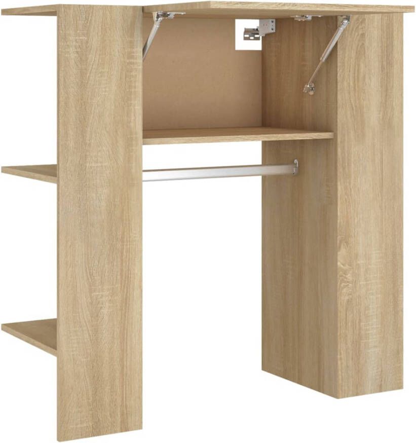 The Living Store Gangkast Klassiek 97.5 x 37 x 99 cm Sonoma Eiken