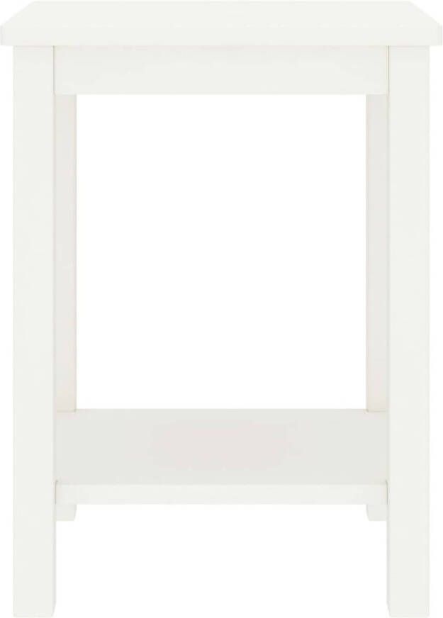 The Living Store Houten Bedtafeltje Nachtkastje 35 x 30 x 47 cm Massief grenenhout Nachtkastje Bedkastje Houten Meubilair Slaapkamersmeubilair Grenoble