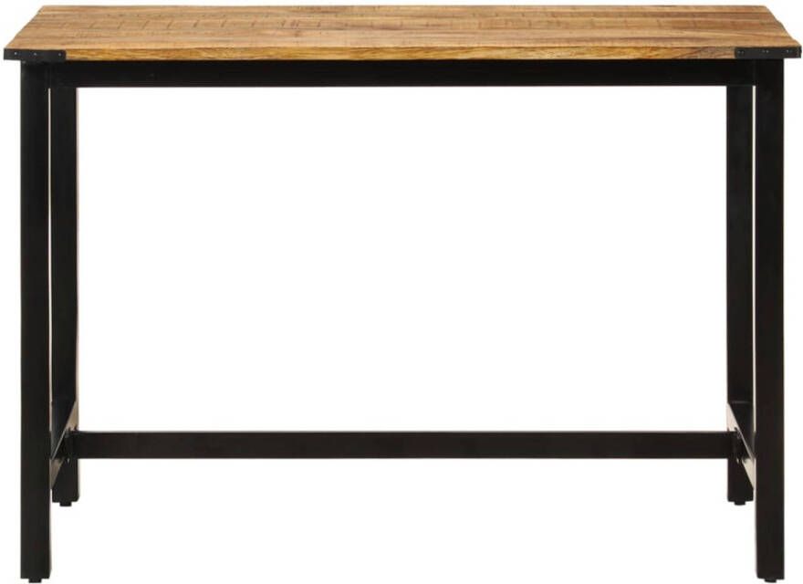 The Living Store IndustriÃle Eettafel 110 x 60 x 76 cm Massief mangohout en ijzer Industriele Eettafel Eethoek Mangohout Eettafel Vintage Eettafel Salontafel