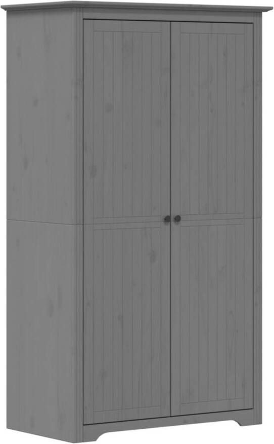 The Living Store Kledingkast FRANS Klassiek 101 x 52 x 176.5cm Massief grenenhout