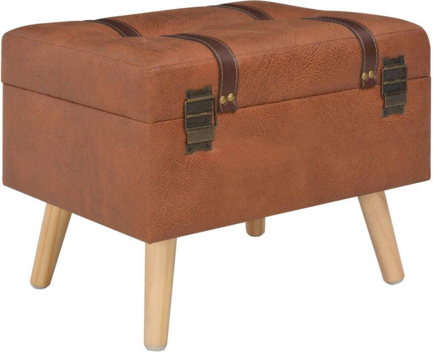 The Living Store Kruk Krukken 40 x 33 x 33 cm Tan