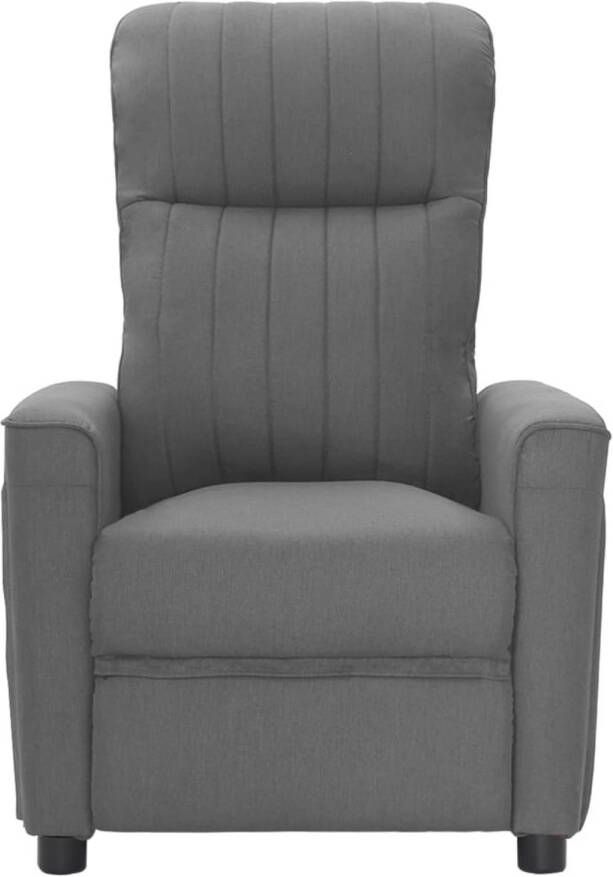 The Living Store Massagefauteuil Verstelbaar 6-punts trillingsmassage Lichtgrijs 73.5 x 96 x 101 cm
