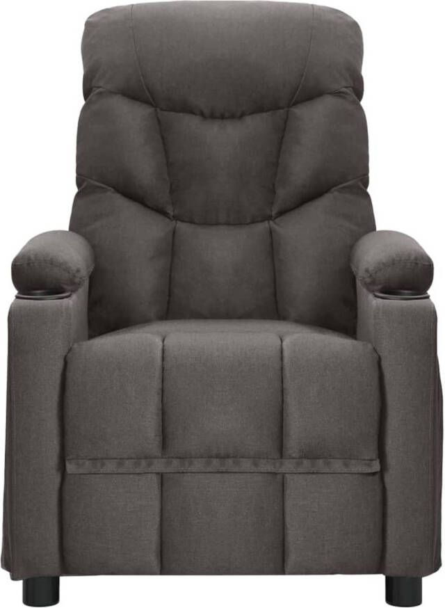The Living Store Massagefauteuil Verstelbaar Donkergrijs 75x144x84.5cm 6-punts trillingsmassage Montage vereist Massagestoel Elektrische Massagestoel Relaxfauteuil Lounge Stoel Ergonomische Stoel