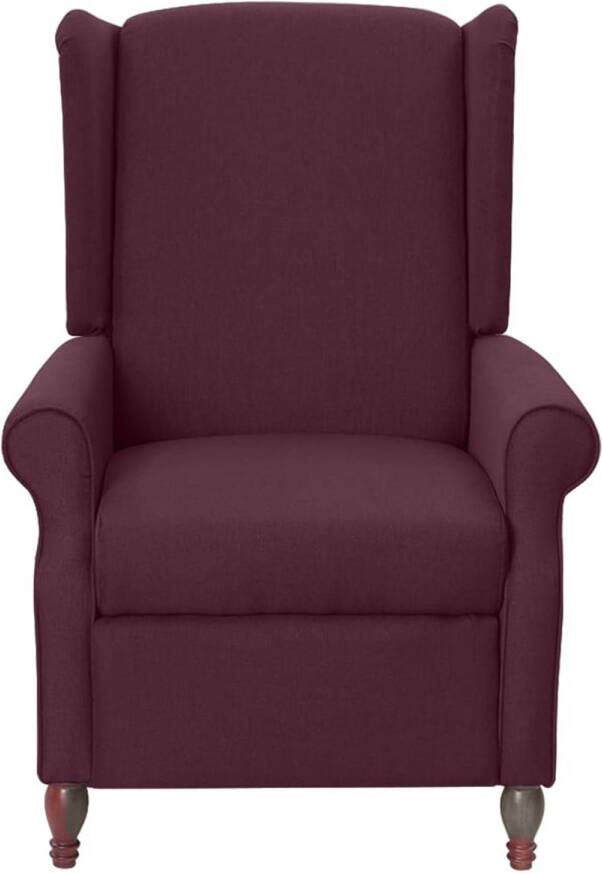 The Living Store Massagestoel Verstelbaar Paars 75 x 90 x 101 cm 4-punts trillingsmassage