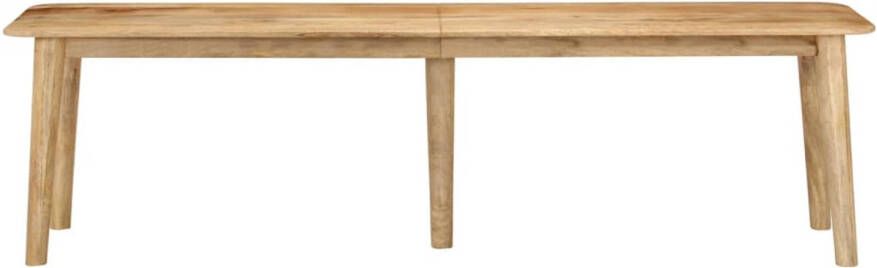 The Living Store Massief Mangohouten Bank 160x40x45 cm Duurzaam en Praktisch Massieve Bank Mangohout Bank Eetkamerbank Entree Bank Vintage Bank