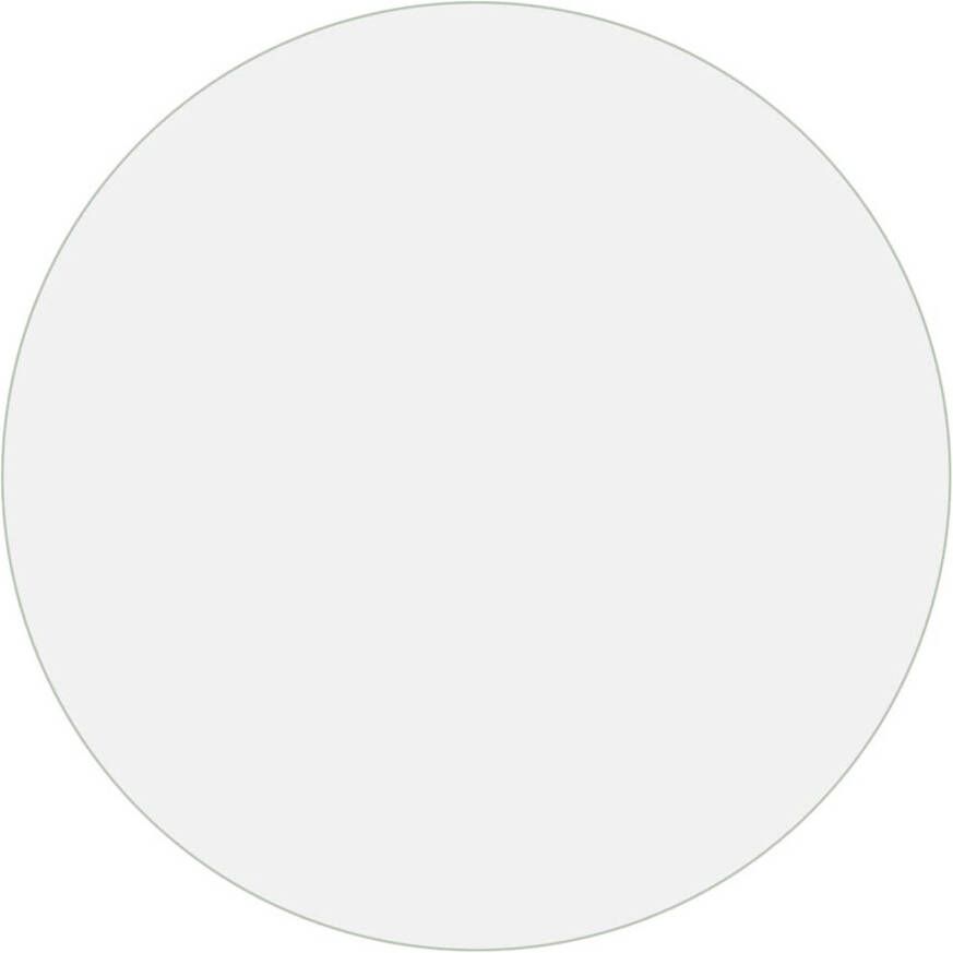 The Living Store meubelbeschermfolie ronde transparant PVC 100 cm diameter 2 mm dikte Tafelbeschermer Pvc Tafelbeschermer Ronde Tafelbeschermer Transparante Tafelbeschermer Tafelmat