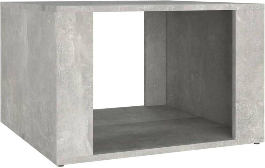 The Living Store Nachtkastje Betongrijs 57 x 55 x 36 cm Elegant Ontwerp