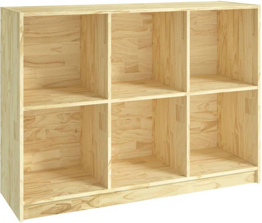 The Living Store Opbergkast Massief grenenhout 104 x 33 x 76 cm Montage vereist