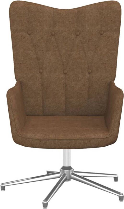 The Living Store Relaxstoel Taupe 62 x 68 x 98 cm Schuimvulling