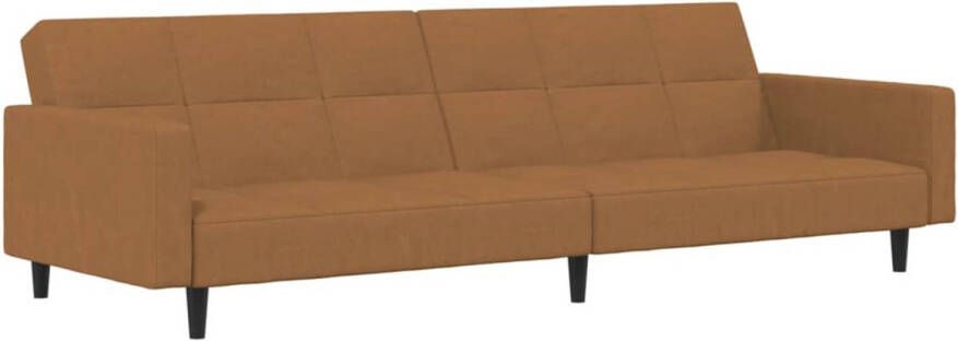 The Living Store Slaapbank Porto 220 x 84.5 x 69 cm Taupe Verstelbare rugleuning