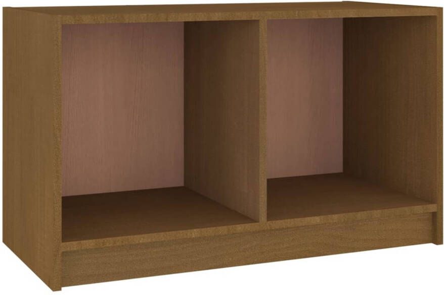 The Living Store Stereokast TV-meubel 70x33x42 cm honingbruin