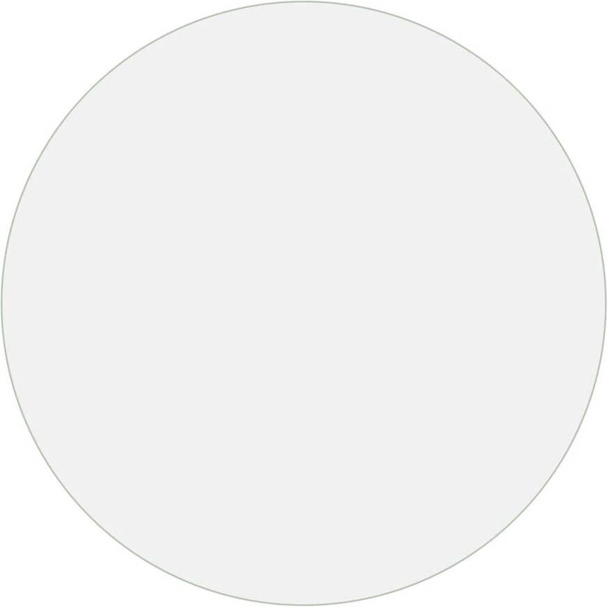 The Living Store Meubelbeschermfolie Ronde Tafelbeschermer 110cm 2mm dik Transparant Tafelbeschermer Pvc Tafelbeschermer Ronde Tafelbeschermer Transparante Tafelbeschermer Tafeldecoratie