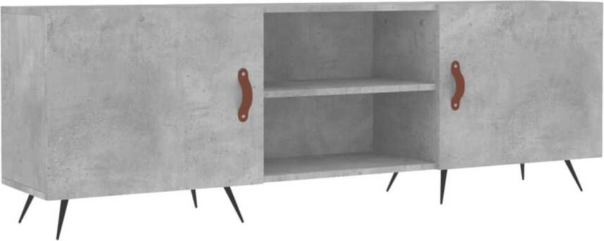 The Living Store Televisiekast 150 x 30 x 50 cm Betongrijs