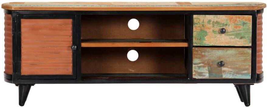 The Living Store Televisiekast Hout 120 x 30 x 45 cm Met 2 lades - Foto 1