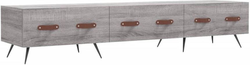 The Living Store Televisiekast Middelpunt TV-meubel 150x36x30cm Stevig hout en ijzer