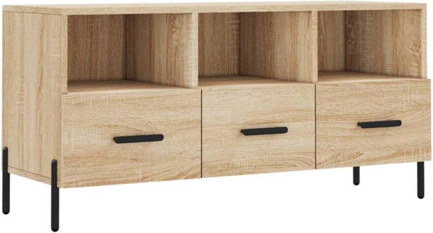 The Living Store Televisiekast Sonoma Eiken 102 x 36 x 50 cm Stijlvol Design