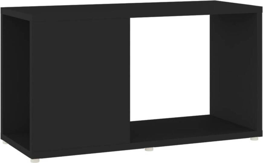 The Living Store Televisiekast TV-kast 60 x 24 x 32 cm zwart - Foto 1
