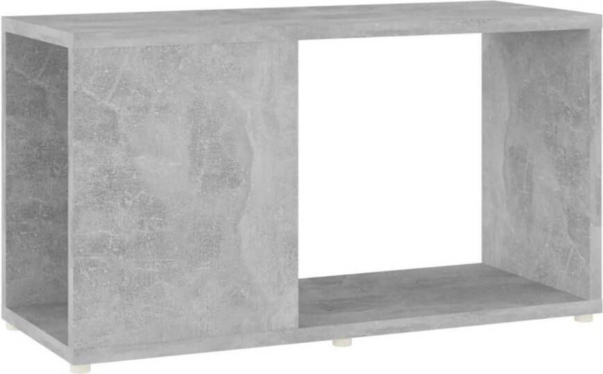 The Living Store TV-kast Klassiek ontwerp Hoogwaardig spaanplaat 60 x 24 x 32 cm Betongrijs - Foto 1