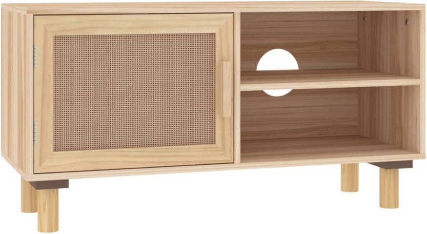 The Living Store TV-kast Classic Hout 80x30x40 cm bruin - Foto 1