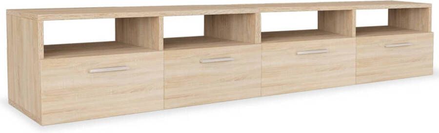 The Living Store tv-kasten Moderne eiken 95 x 35 x 36 cm Stabiel duurzaam