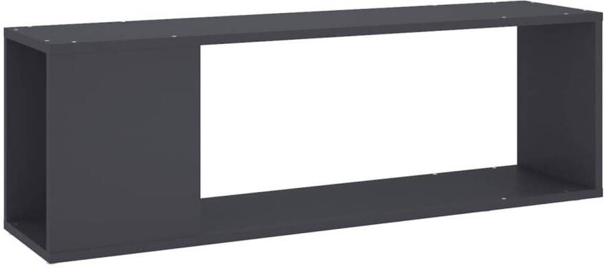 The Living Store TV-kast Grijs 100 x 24 x 32 cm Stevig en duurzaam