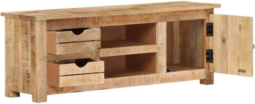 The Living Store TV-meubel Hout 110 x 30 x 40 cm Rustieke uitstraling