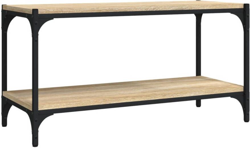 The Living Store TV-meubel Industrieel Sonoma Eiken 80x33x41 cm
