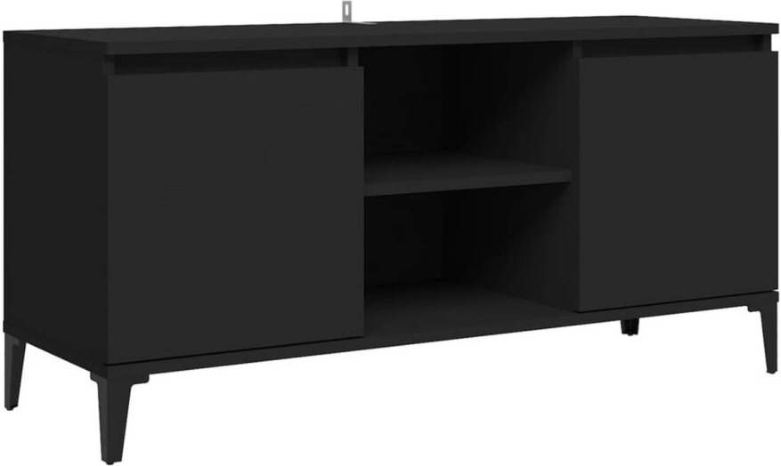 The Living Store TV-meubel Industriële Stijl 103.5 x 35 x 50 cm 4 Metalen Poten