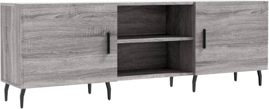 The Living Store TV-meubel Sonoma eiken 150 x 30 x 50 cm opbergruimte - Foto 1