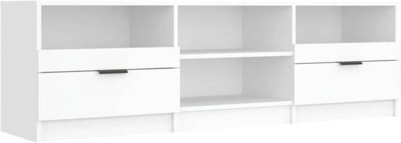 The Living Store TV-meubel Trendy Tv-meubels Afmetingen- 150x33.5x45 cm Kleur- Wit Materiaal- Bewerkt hout
