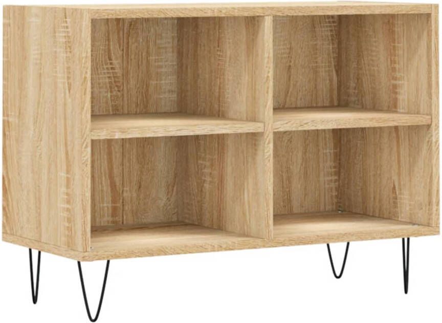 The Living Store TV-meubel X TV-kast 69.5 x 30 x 50 cm Sonoma eiken