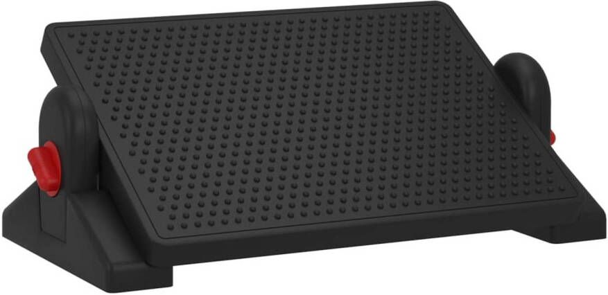 The Living Store Voetensteun HIPS 50 x 30.5 Massageoppervlak Voetenbank Voetensteun Ergonomisch Massagevoetbank Zitcomfort