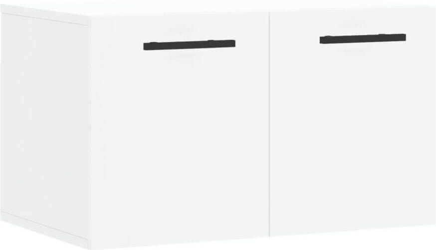 The Living Store Wandkast Afmetingen- 60 x 36.5 x 35 cm Kleur- wit - Foto 1