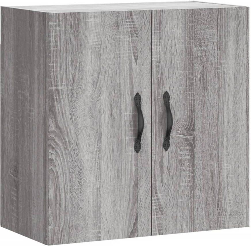 VidaXL The Living Store Wandkast Sonoma Eiken 60x31x60 cm Duurzaam materiaal Voldoende opbergruimte