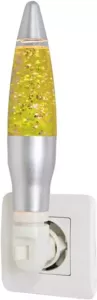 The Retro Family Fisura nachtlamp glitter 5 x 20 cm aluminium geel