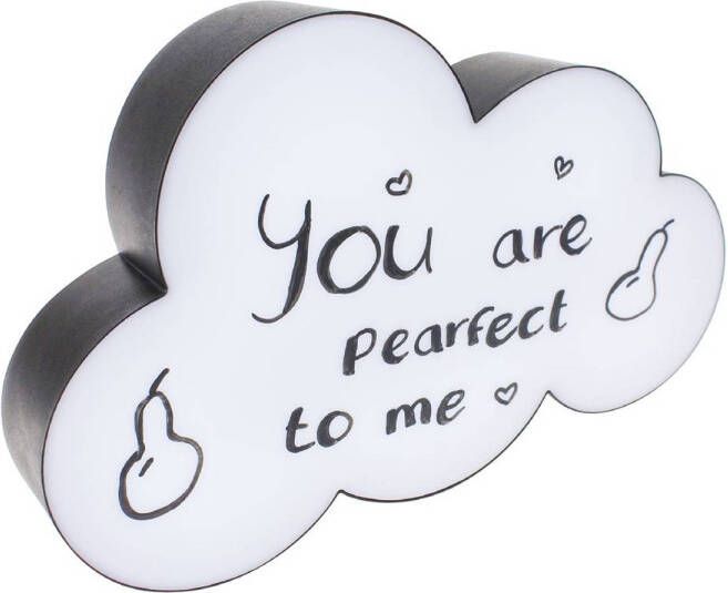 United Entertainment beschrijfbare lichtbox 30 x 19 cm wit 3-delig