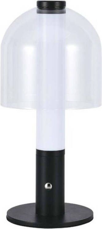 V-tac VT-1056-BT Oplaadbare tafellampen Zwart+Transparant IP20 2W 100 Lumen 3IN1 - Foto 1
