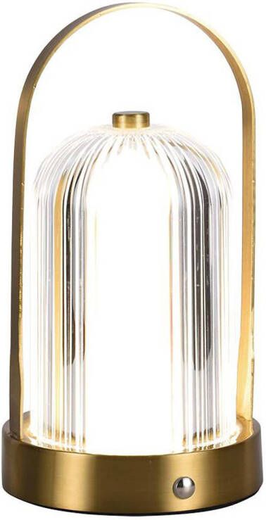 V-tac VT-1057-FG Gouden Oplaadbare Tafellampen Frans IP20 1W 55 Lumen 3IN1