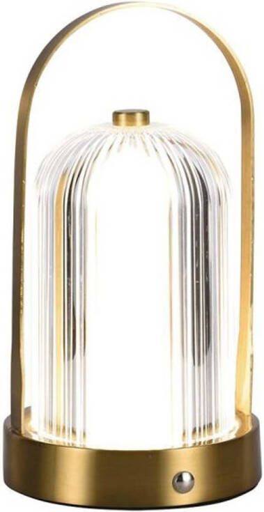 V-tac VT-1057-FG Gouden Oplaadbare Tafellampen Frans IP20 1W 55 Lumen 3IN1 - Foto 1