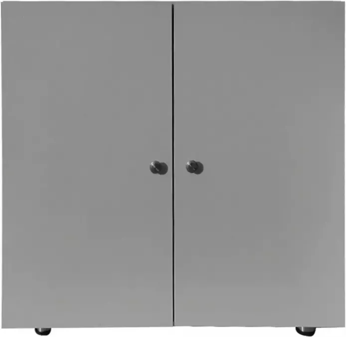 VDD Archiefkast Tijn opbergkast multifunctioneel 74 cm hoog grijs