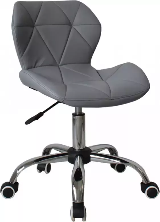 VDD Gaming Bureaustoel modern design directiestoel hoogte verstelbaar grijs