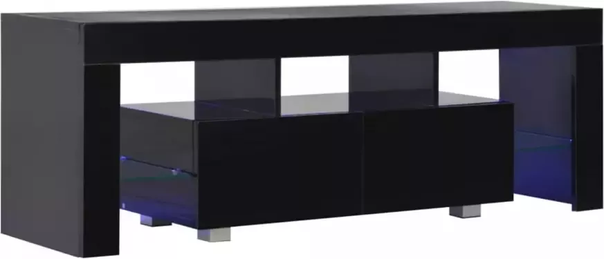 VDD TV meubel kast Hugo media meubel game set up led verlichting zwart - Foto 1