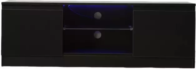 VDD TV meubel dressoir TV kast 120 cm breed zwart - Foto 1
