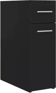 VidaXL Apothekerskast 20x45 5x60 Cm Spaanplaat Zwart