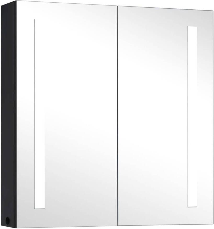 VidaXL Badkamerkast met spiegel en LED 62x14x60 cm
